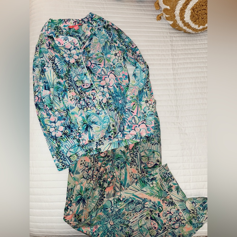 Lilly Pulitzer Pajama Set! Size XXS